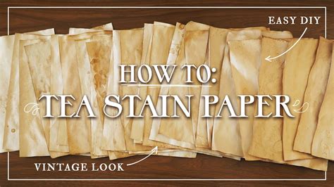 how to make a paper look old with tea.jpg